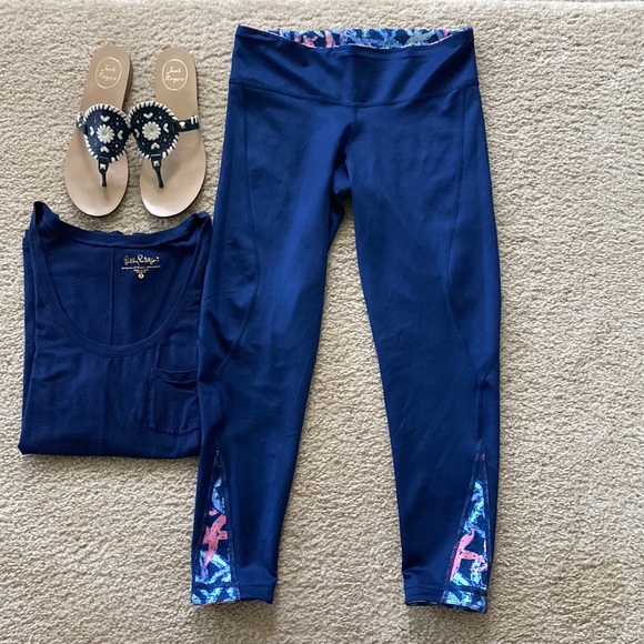 Vineyard Vines Starfish Print Leggings - Picture 8 of 10